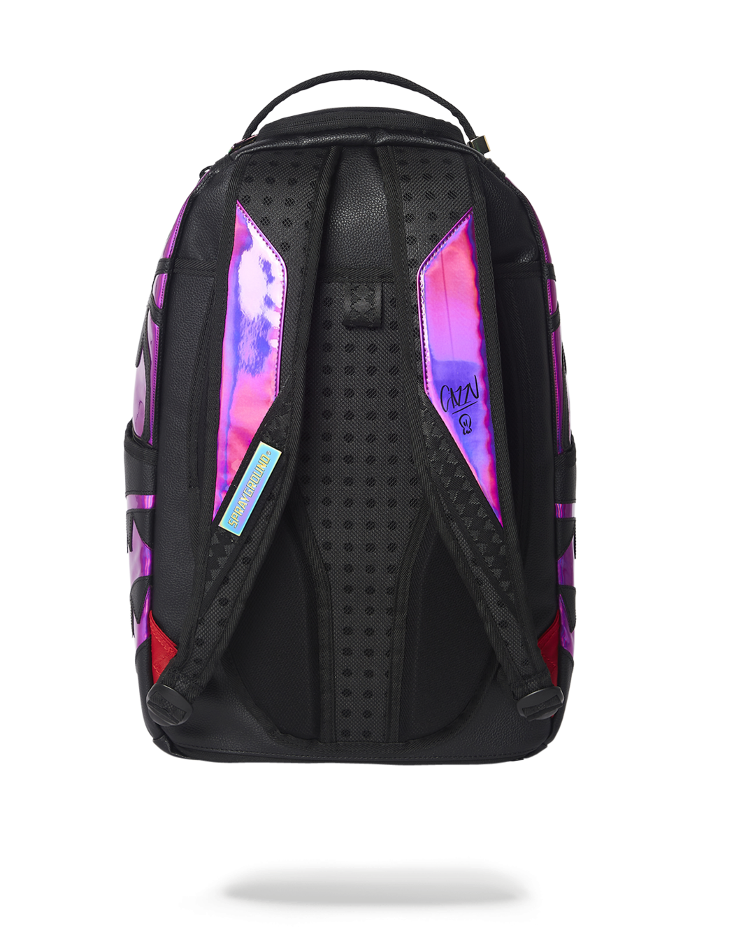 SPRAYGROUND® BACKPACK CAZZU IRIDESCENT CUT & SEW SPIDER SKULL SHARK BACKPACK (DLXV)