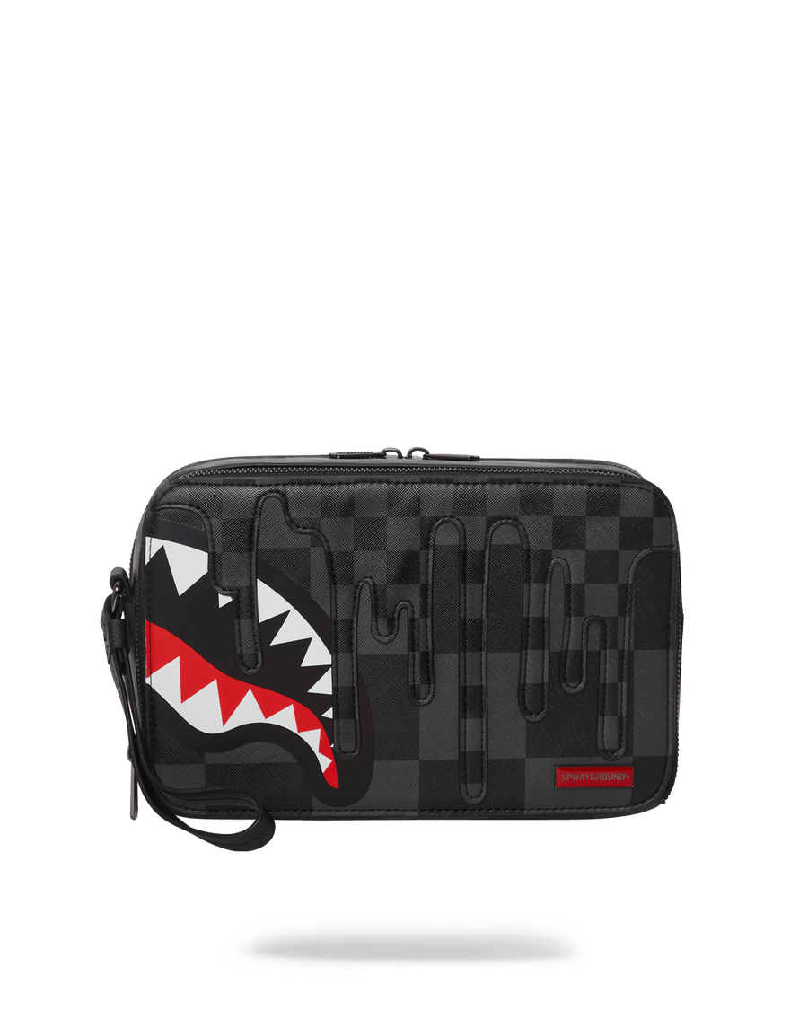 SPRAYGROUND® TOILETRY XTC GREY SHARKS IN PARIS TOILETRY BAG