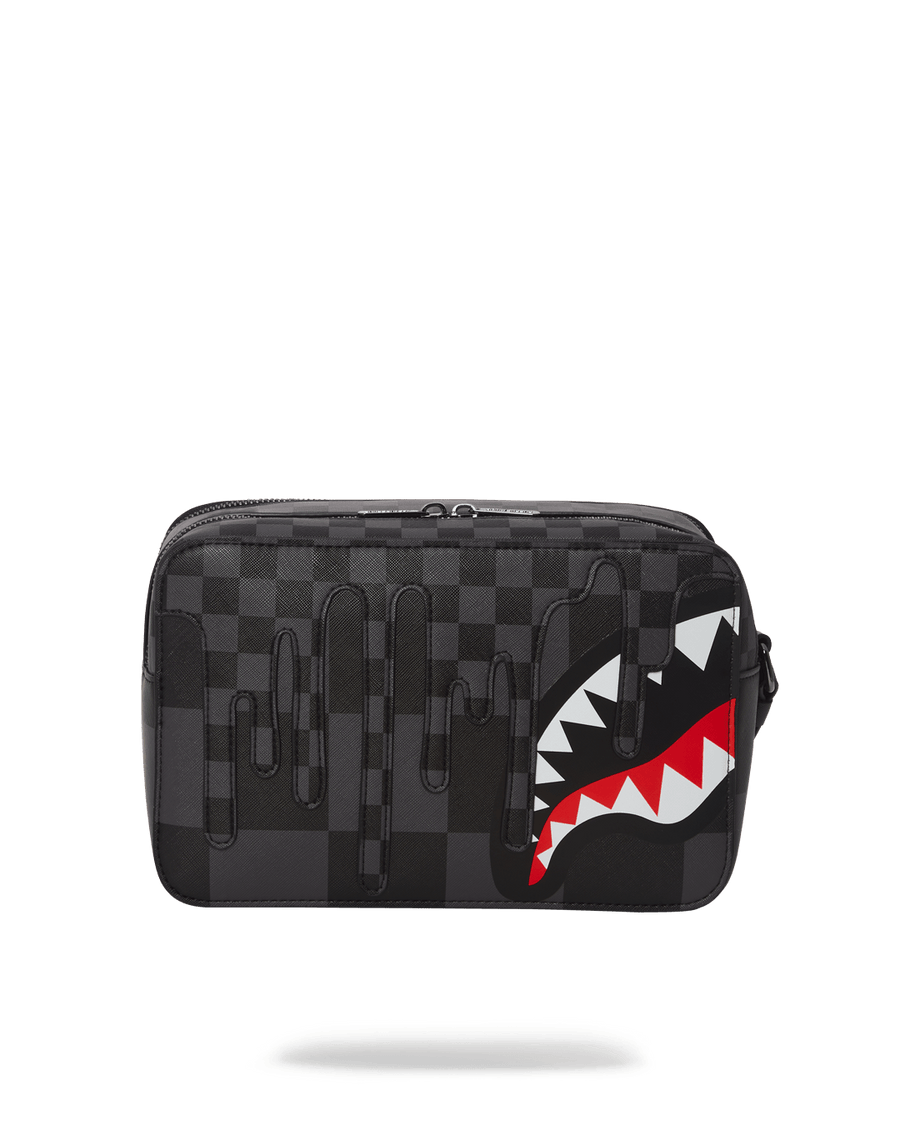 SPRAYGROUND® TOILETRY XTC GREY SHARKS IN PARIS TOILETRY BAG