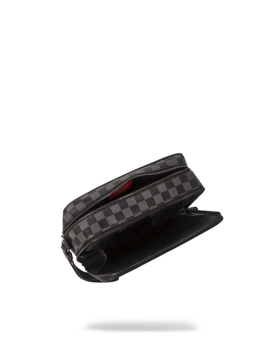 SPRAYGROUND® TOILETRY XTC GREY SHARKS IN PARIS TOILETRY BAG