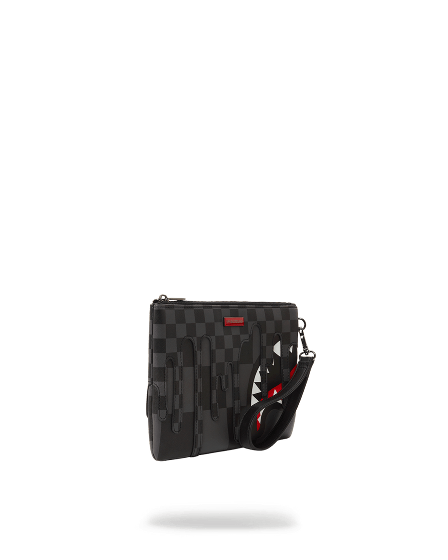 SPRAYGROUND® POUCHETTE XTC GREY SHARKS IN PARIS CROSSOVER CLUTCH