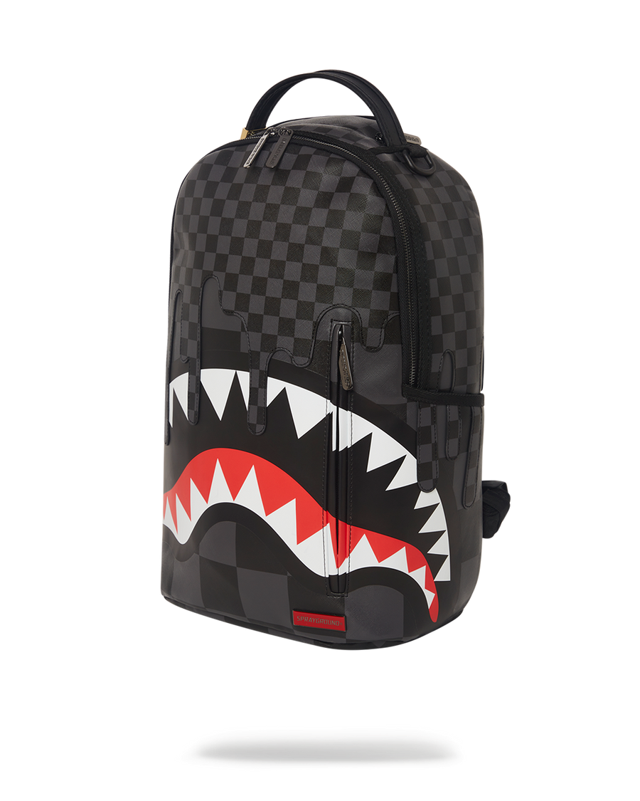 Sprayground Sleek Sharks In Paris Backpack, Brown