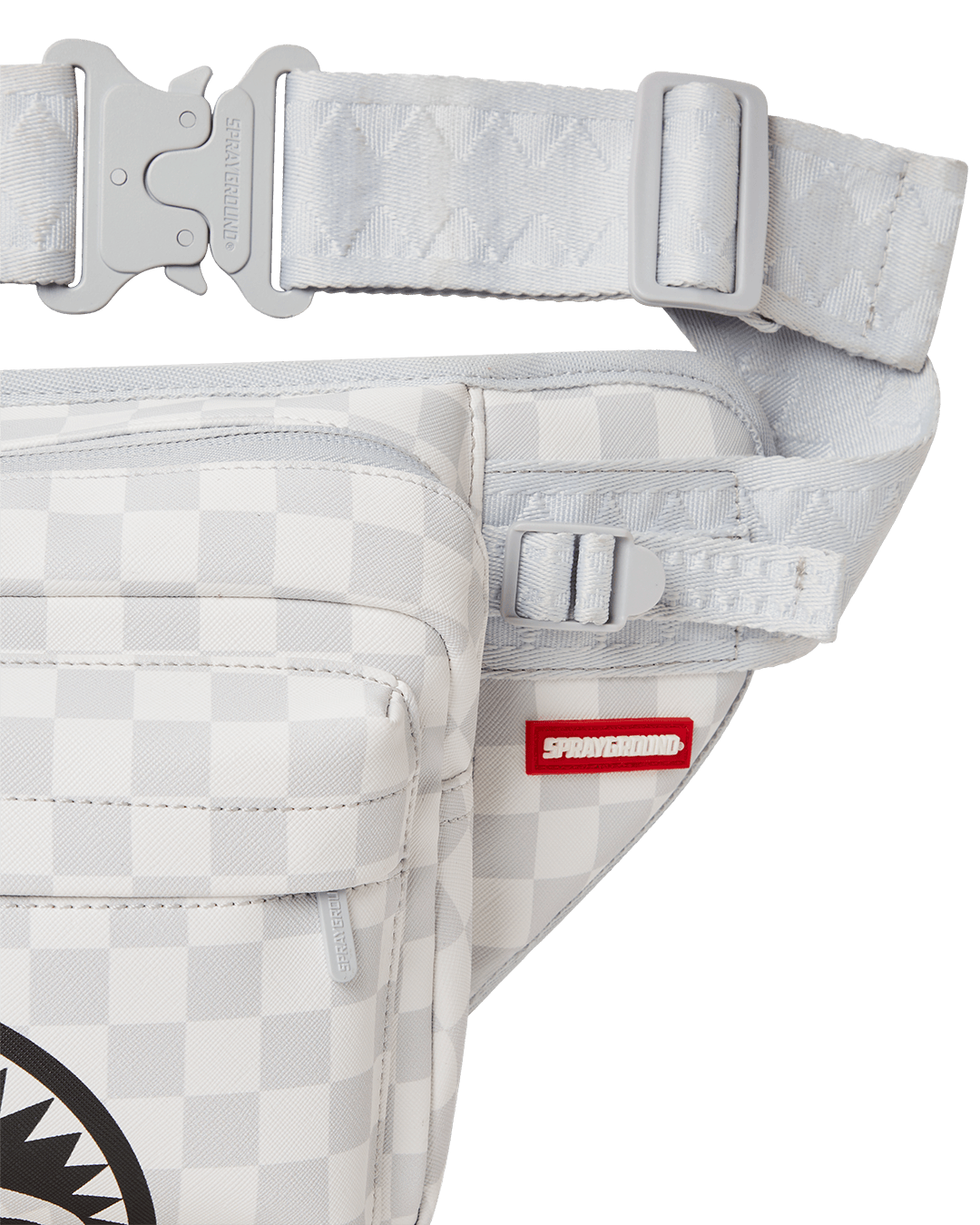 SPRAYGROUND® CROSS BODY SPLIT THE CHECK (PEARL) CARGO CROSSBODY