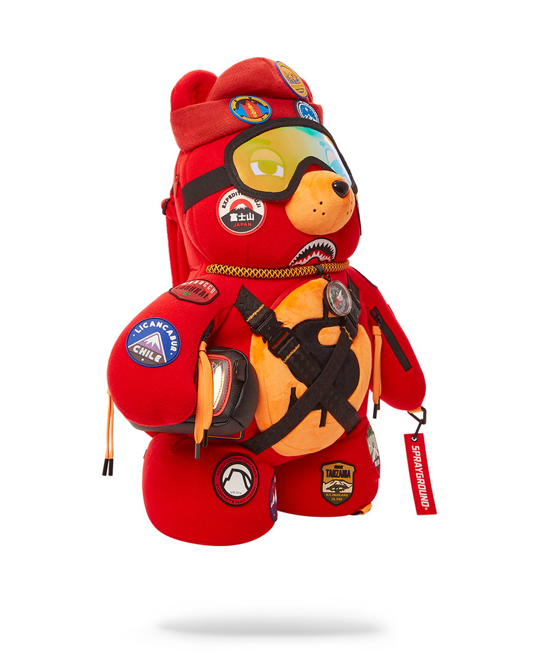 SPRAYGROUND® BACKPACK THE GLOBAL EXPEDITION MONEYBEAR TEDDYBEAR BACKPACK