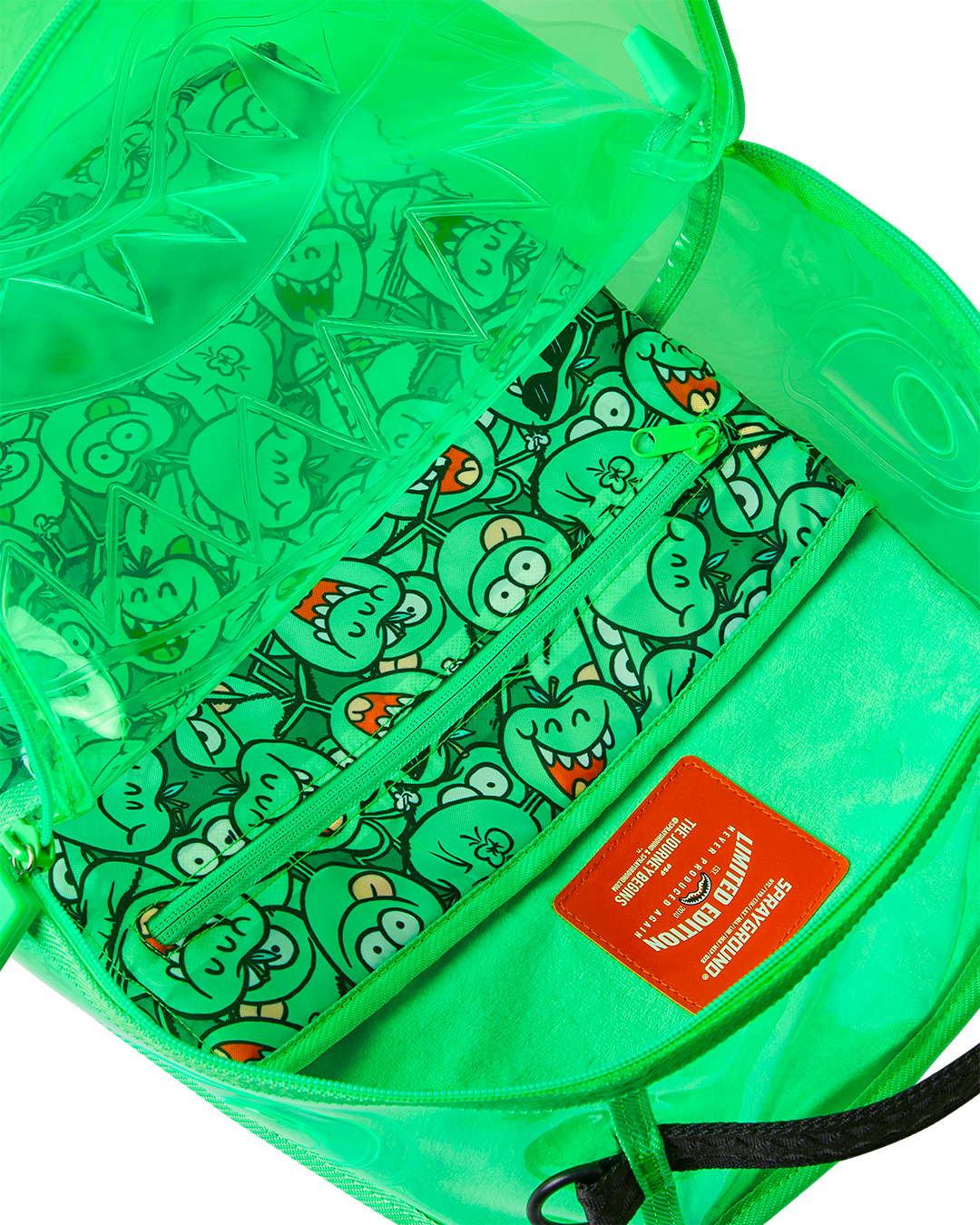 SPRAYGROUND JOLLY RANCHER Green Translucent Backpack - Limited