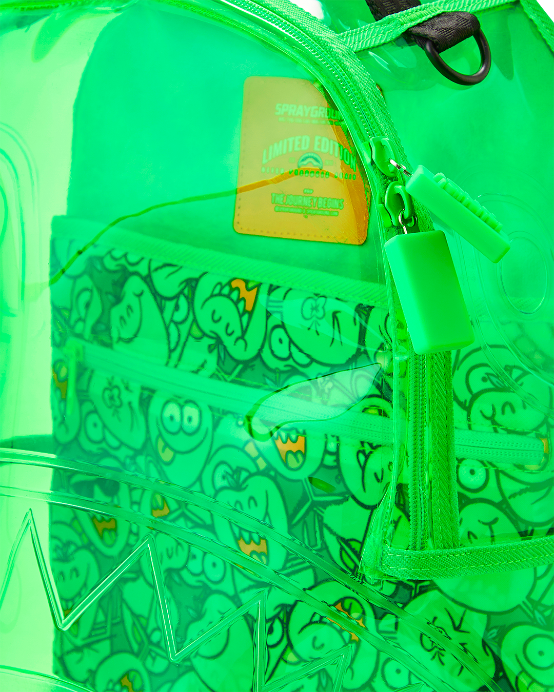 SPRAYGROUND JOLLY RANCHER Green Translucent Backpack - Limited