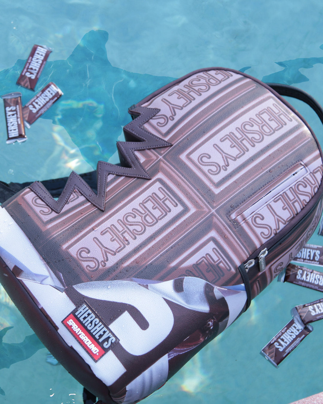 🔥🍫SPRAYGROUND-HERSHEY’S SHARK BITE BACKPACK-LIMITED EDITION 🍫🔥