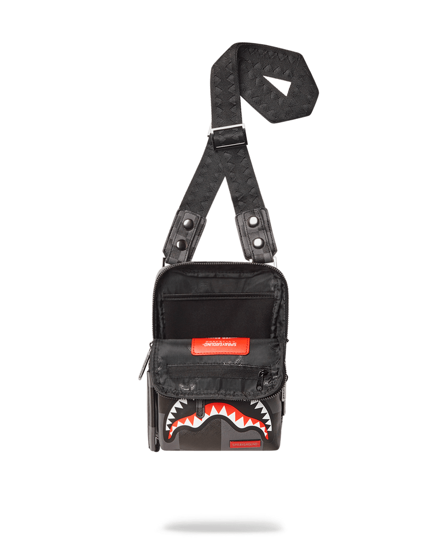 SPRAYGROUND® SLING XTC GREY SHARKS IN PARIS SLING