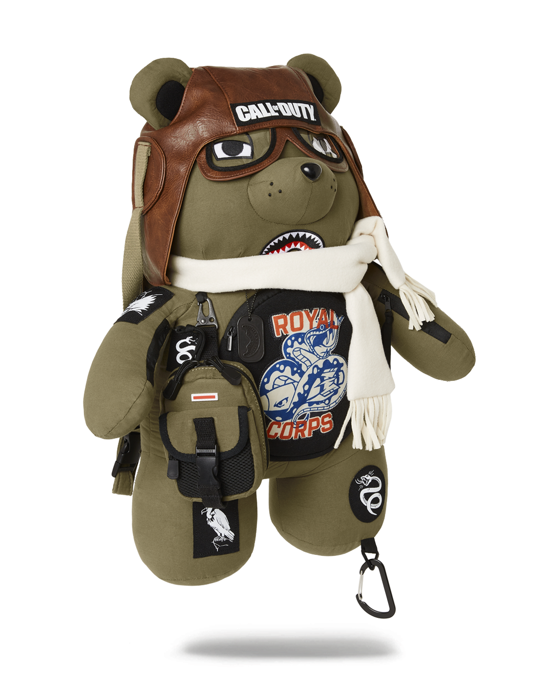 SPRAYGROUND® BACKPACK CALL OF DUTY AVIATOR FEARLESS MONEYBEAR TEDDYBEAR BACKPACK