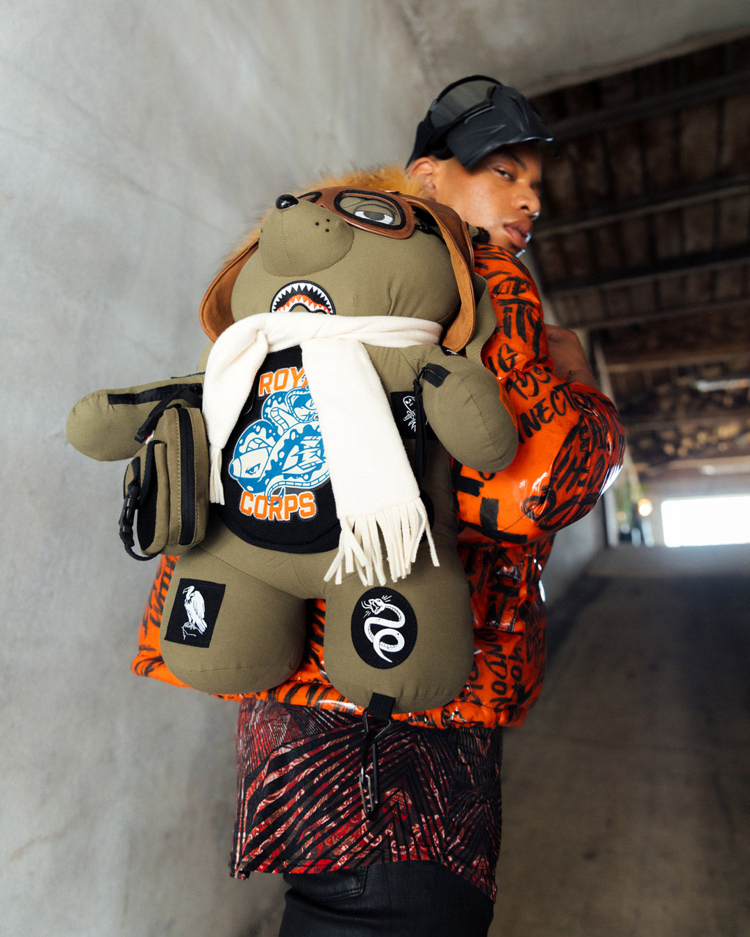 sprayground bear backpack