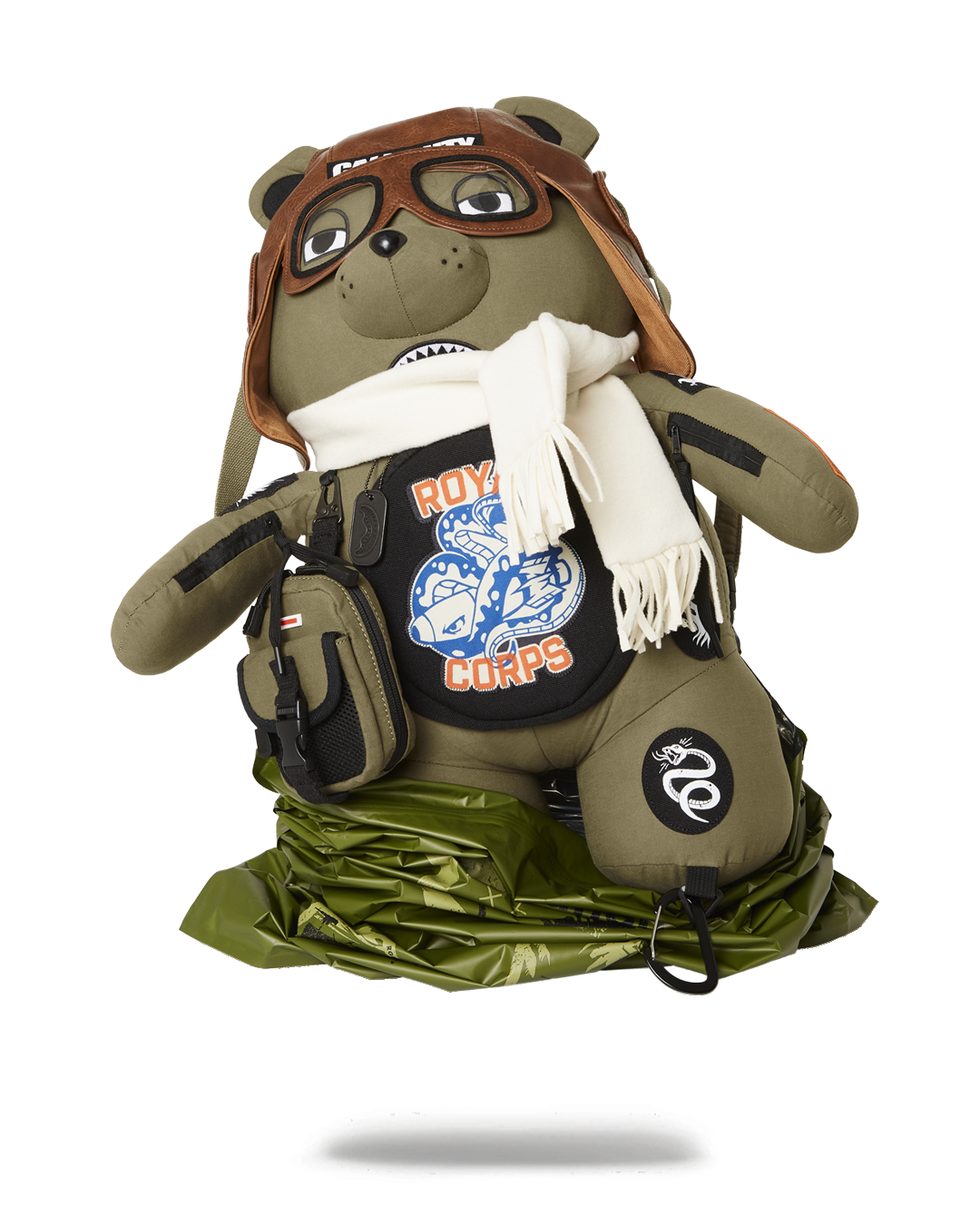 SPRAYGROUND® BACKPACK CALL OF DUTY AVIATOR FEARLESS MONEYBEAR TEDDYBEAR BACKPACK