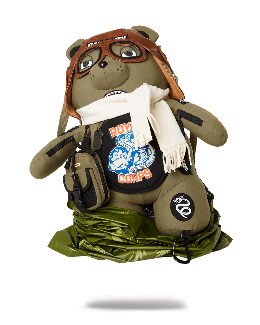 SPRAYGROUND® BACKPACK CALL OF DUTY AVIATOR FEARLESS MONEYBEAR TEDDYBEAR BACKPACK