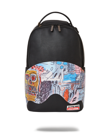 basquiat leather backpack OFFICIAL UNTITLED (FALLEN ANGEL) 1981 WING (DLXV) SPRAYGROUND ESTATE OF JEAN THE OFFICIAL BASQUIAT SPRAYGROUND