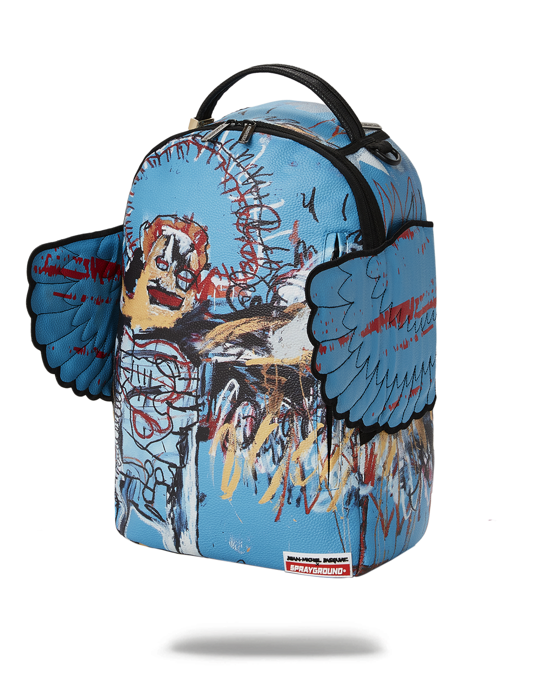 SPRAYGROUND® BACKPACK OFFICIAL BASQUIAT UNTITLED (FALLEN ANGEL) 1981 WING BACKPACK (DLXV)