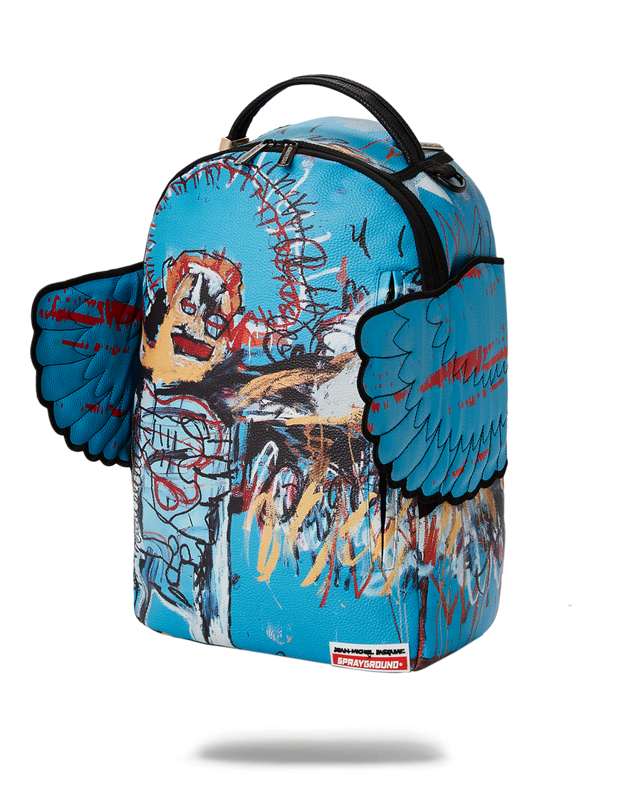 SPRAYGROUND® BACKPACK OFFICIAL BASQUIAT UNTITLED (FALLEN ANGEL) 1981 WING BACKPACK (DLXV)