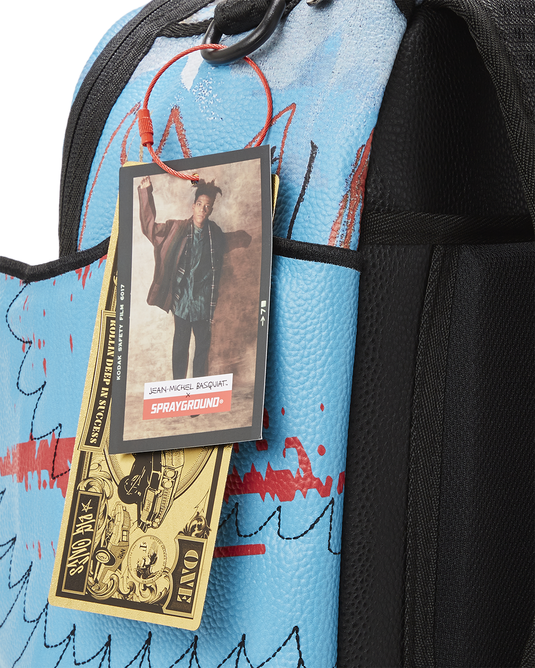 SPRAYGROUND® BACKPACK OFFICIAL BASQUIAT UNTITLED (FALLEN ANGEL) 1981 WING BACKPACK (DLXV)