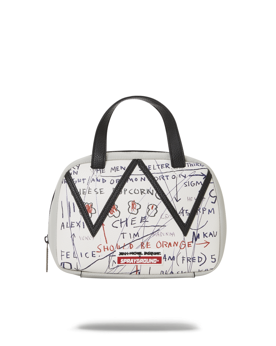 SPRAYGROUND® HANDBAG OFFICIAL BASQUIAT UNTITLED (CHEESE POPCORN) 1983 HANDBAG