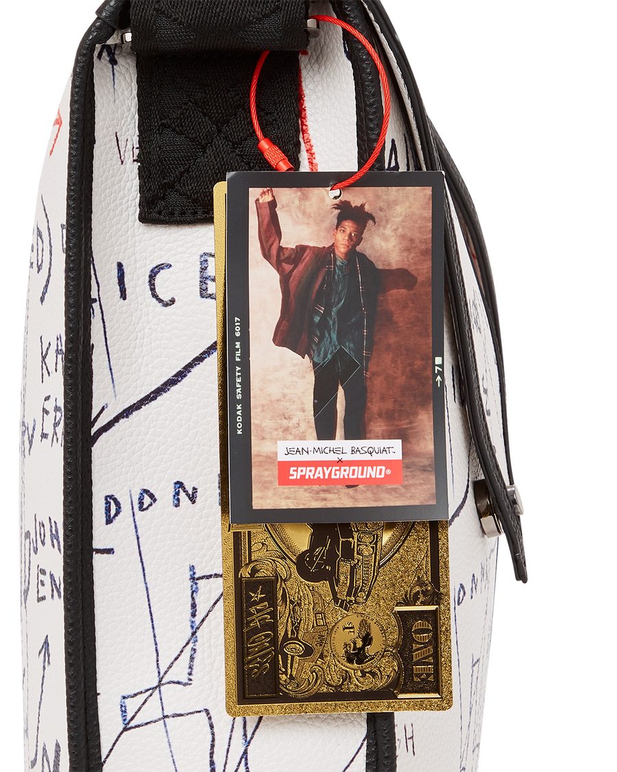 SPRAYGROUND® SLING OFFICIAL BASQUIAT UNTITLED (CHEESE POPCORN) 1983 SLING MESSENGER