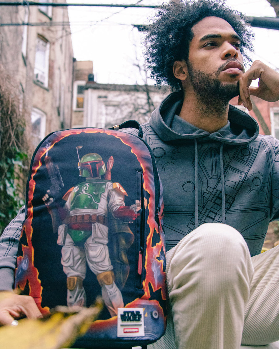 SPRAYGROUND® BACKPACK STAR WARS BOBA FETT BLOWOUT SHARK BACKPACK