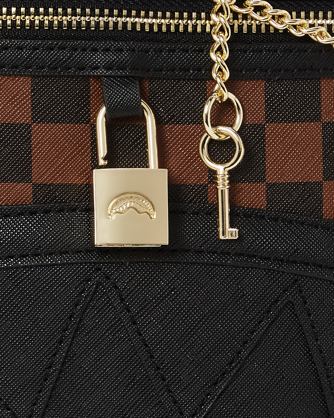 Sprayground Sharks In Paris Key Chain in Brown for Men