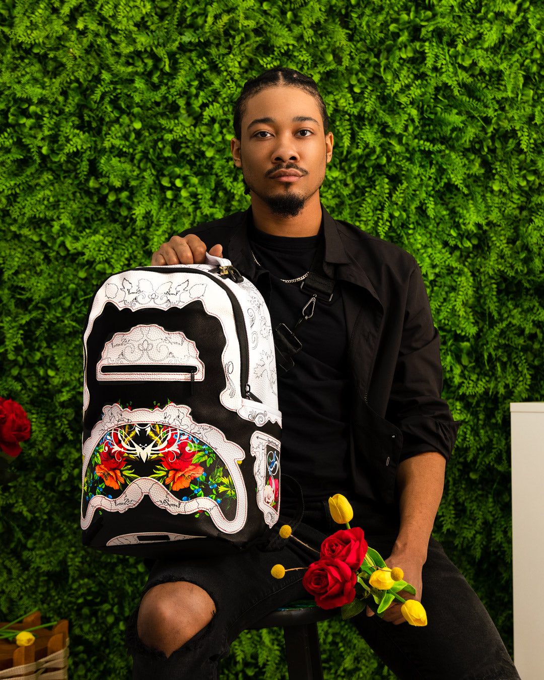 SPRAYGROUND TROPICAL FLORAL SIP BACKPACK