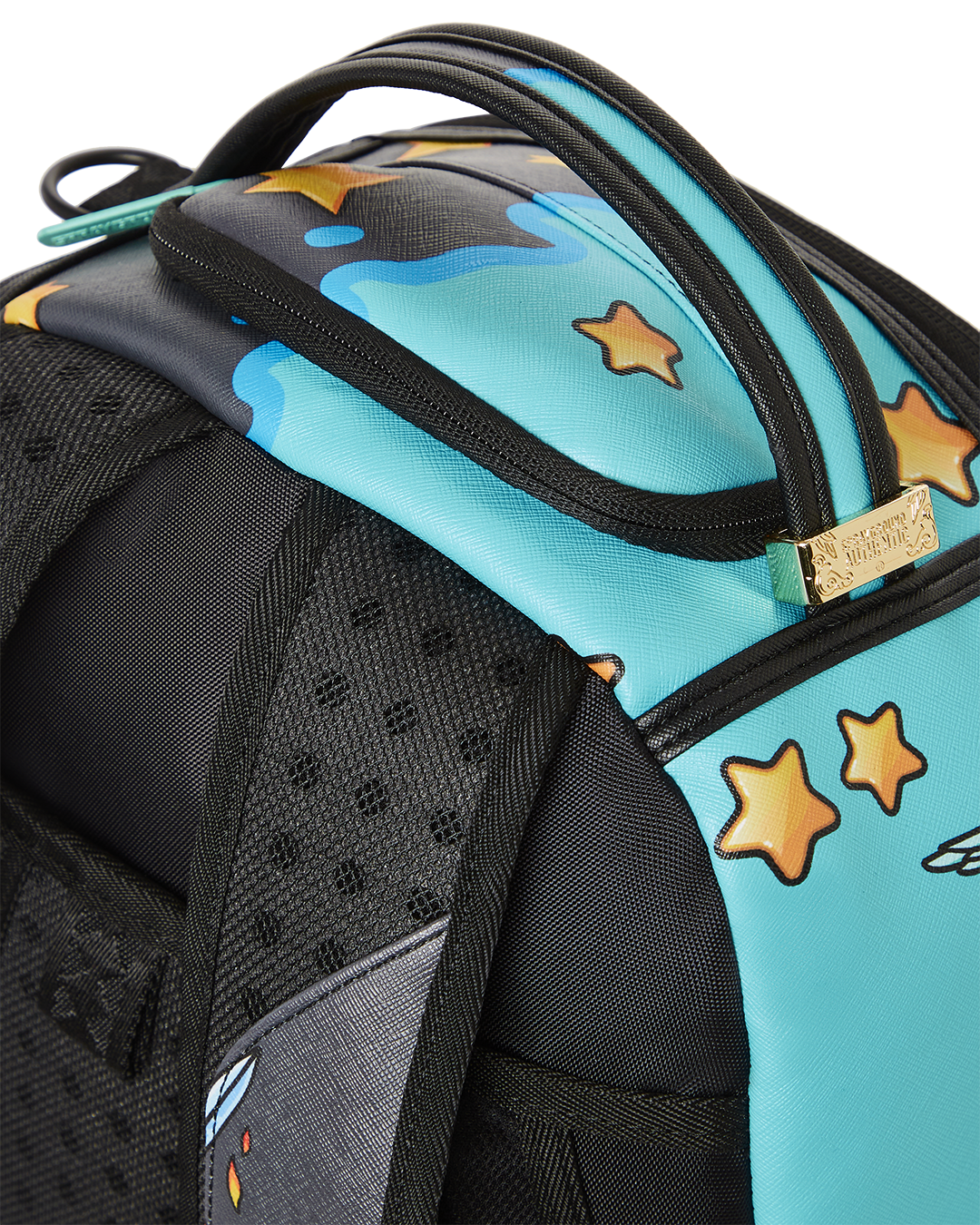 SPRAYGROUND® BACKPACK DAZED & SHARK DOUBLE LIFE (WITH REMOVABLE EYE PATCHES)