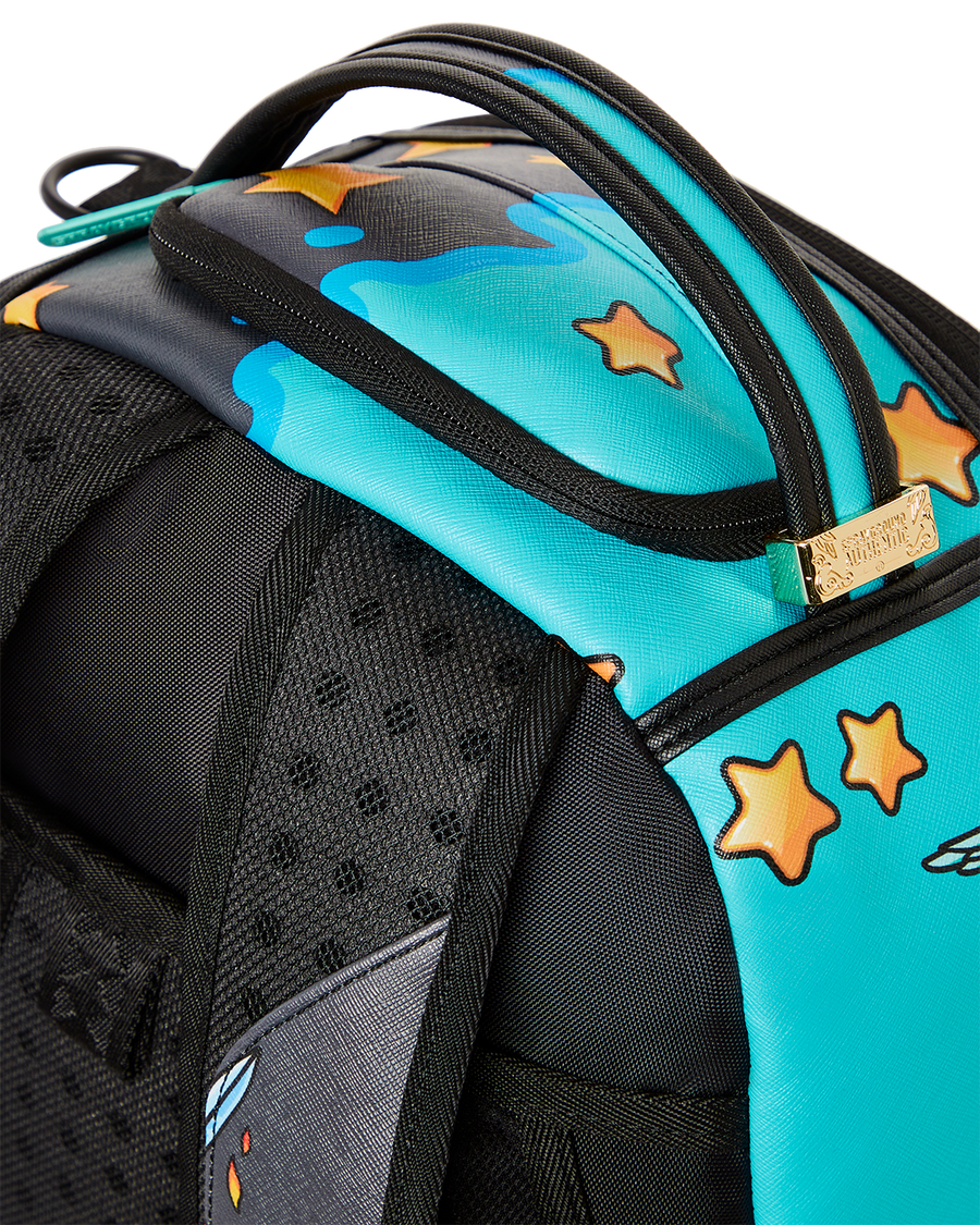 SPRAYGROUND® BACKPACK DAZED & SHARK DOUBLE LIFE (WITH REMOVABLE EYE PATCHES)