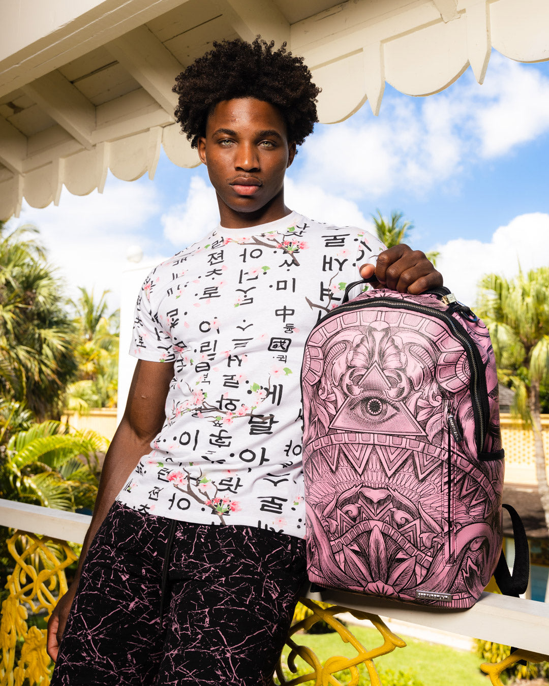 SPRAYGROUND® BACKPACK SOCIETY OF SHARKS BACKPACK (DLXV)