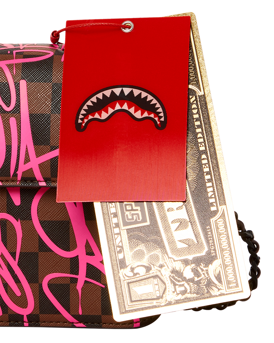 SPRAYGROUND® HANDBAG JETGRAPHIX SHARKCHAIN HANDBAG