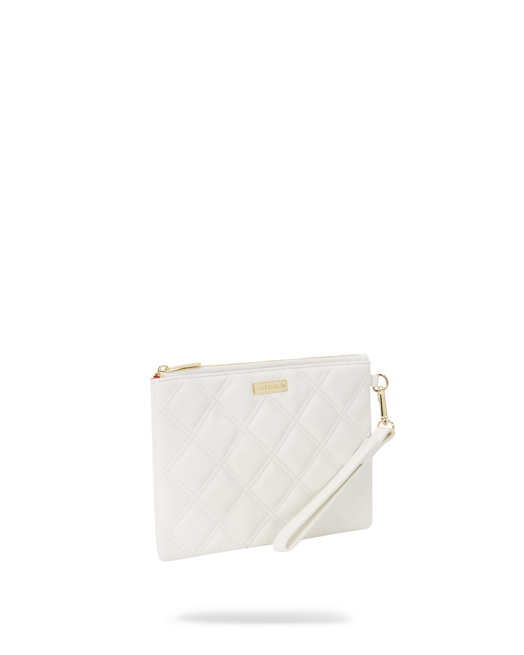 SPRAYGROUND® POUCHETTE RIVIERA LE BLANC GOLD  CHAIN SHARK CROSSOVER CLUTCH