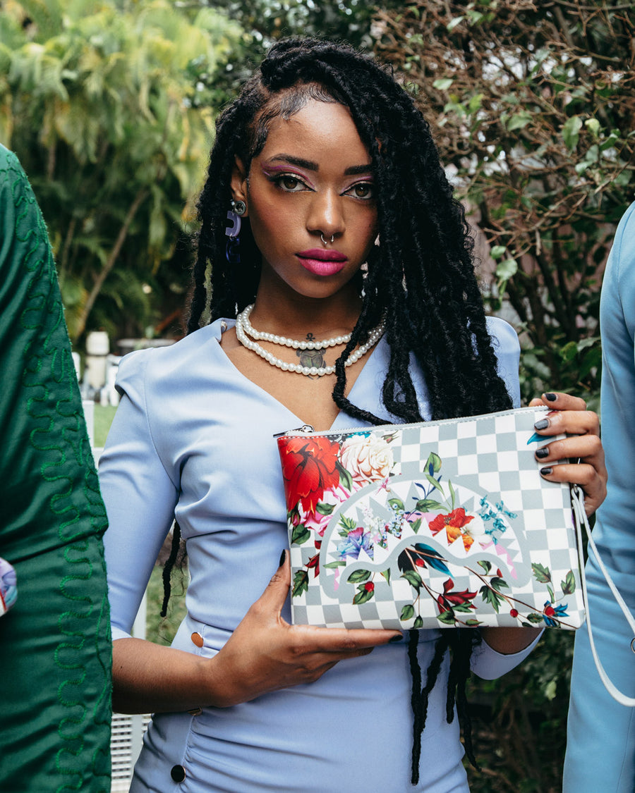SPRAYGROUND® POUCHETTE JARDIN DU PALAIS CROSSOVER CLUTCH