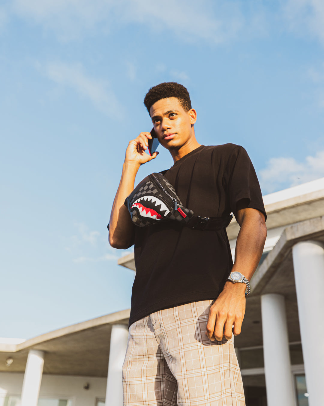 SPRAYGROUND® CROSSBODY HENNY AIIR TO THE THRONE SAVVY CROSSBODY