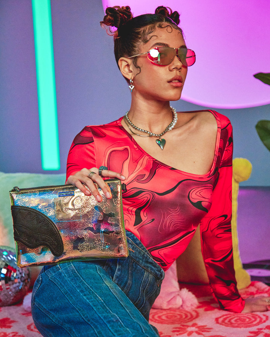 SPRAYGROUND® POUCHETTE MAGIC CITY CROSSOVER CLUTCH