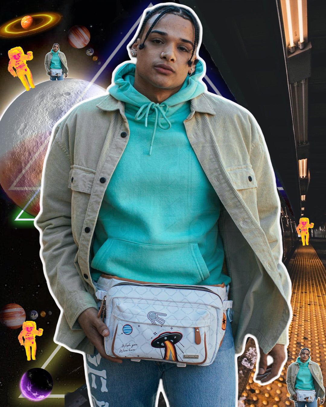 SPRAYGROUND® CROSS BODY UFO AREA51 CROSSALIENBODY