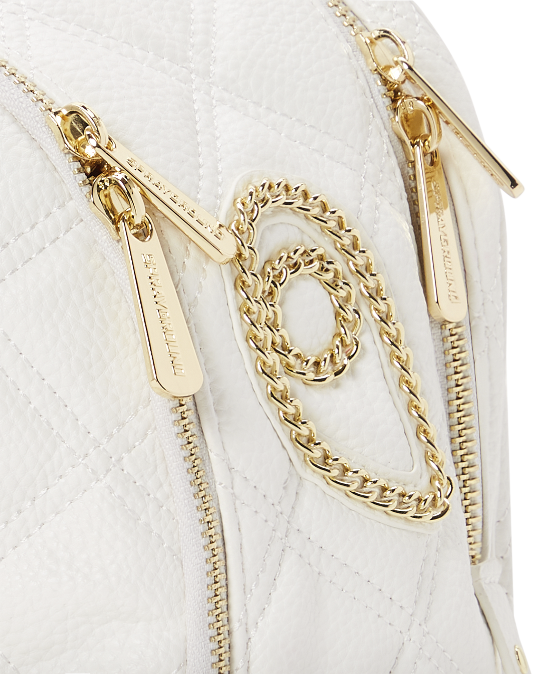 Gold top chain backpack