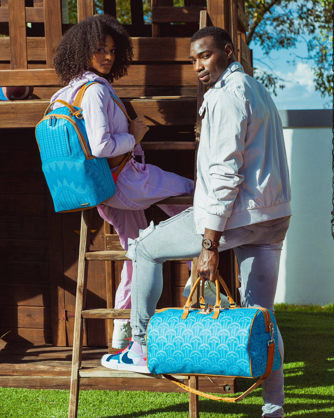 SPRAYGROUND® BACKPACK ILLUCHAINS TURQ BACKPACK (DLXV)