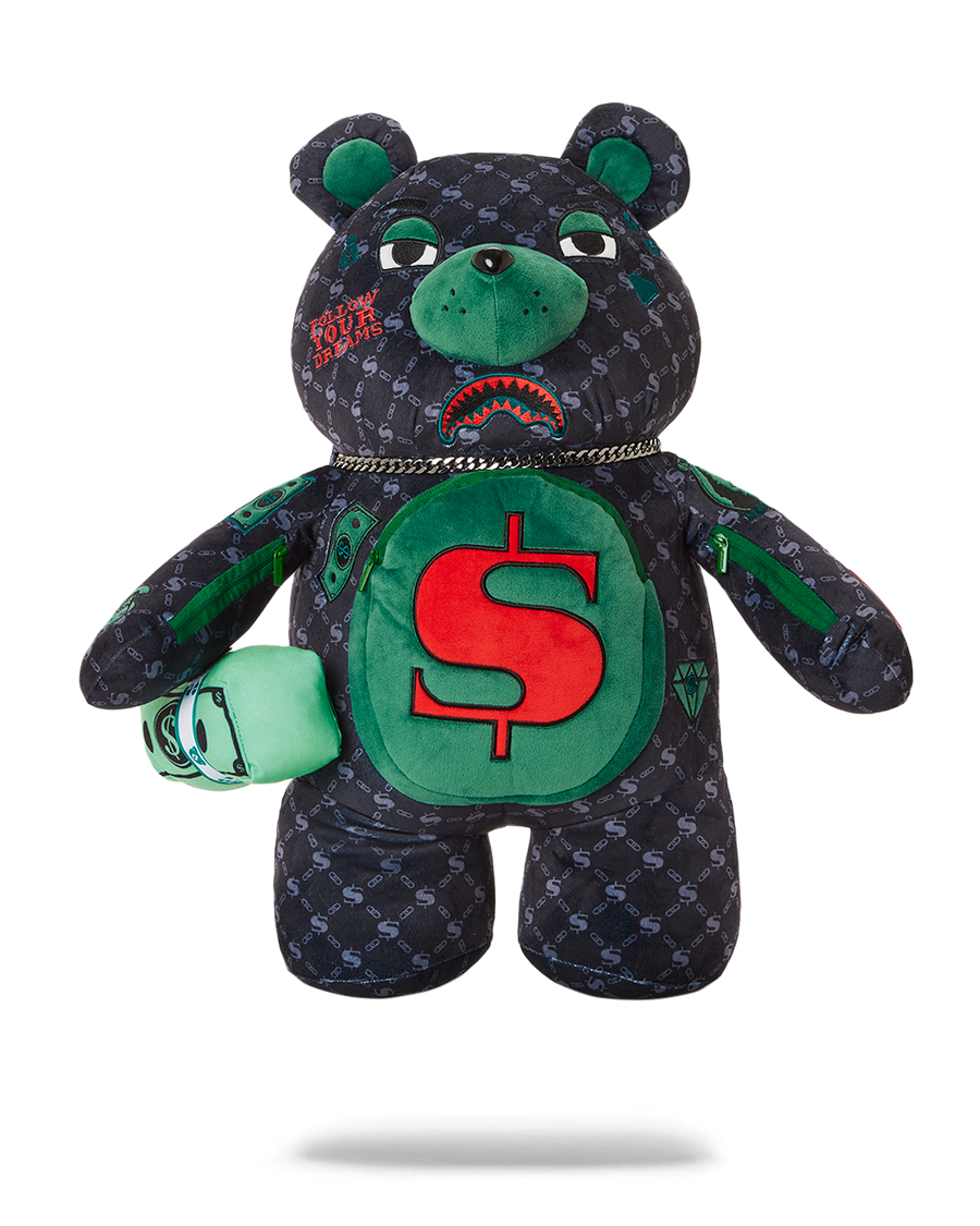 SPRAYGROUND® BACKPACK DINERO MONEYBEAR TEDDYBEAR BACKPACK