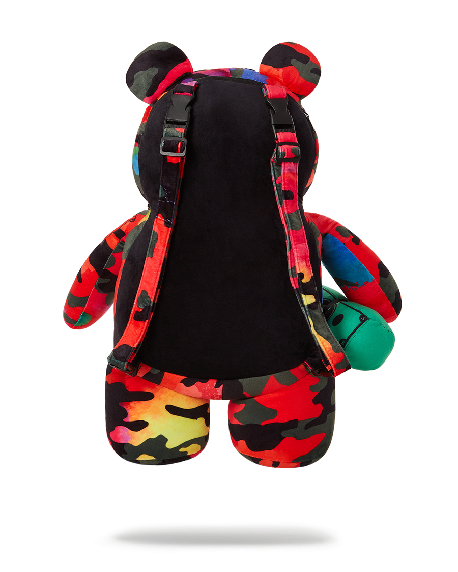 SPRAYGROUND® BACKPACK CAMOBURST MONEYBEAR TEDDYBEAR BACKPACK