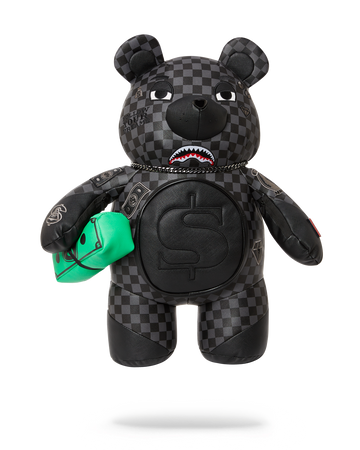 SPRAYGROUND® BACKPACK HENNY AIIR TO THE THRONE MONEYBEAR TEDDYBEAR BACKPACK