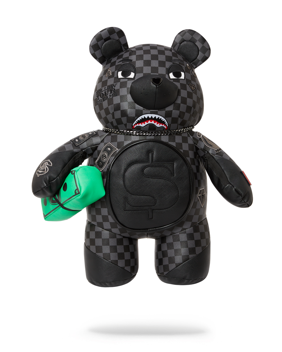 SPRAYGROUND® BACKPACK HENNY AIIR TO THE THRONE MONEYBEAR TEDDYBEAR BACKPACK