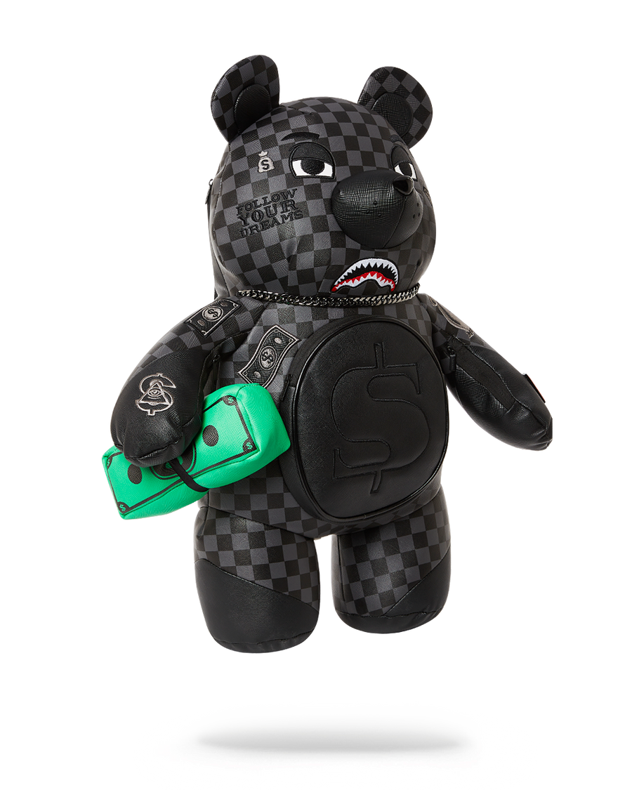 SPRAYGROUND® BACKPACK HENNY AIIR TO THE THRONE MONEYBEAR TEDDYBEAR BACKPACK