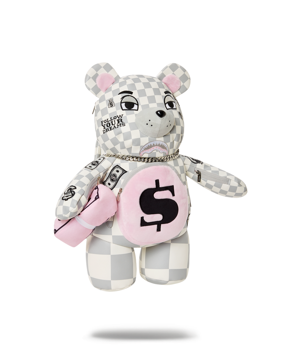 SPRAYGROUND® BACKPACK XTC LA PALAIS MEDIUM MONEYBEAR TEDDYBEAR BACKPACK