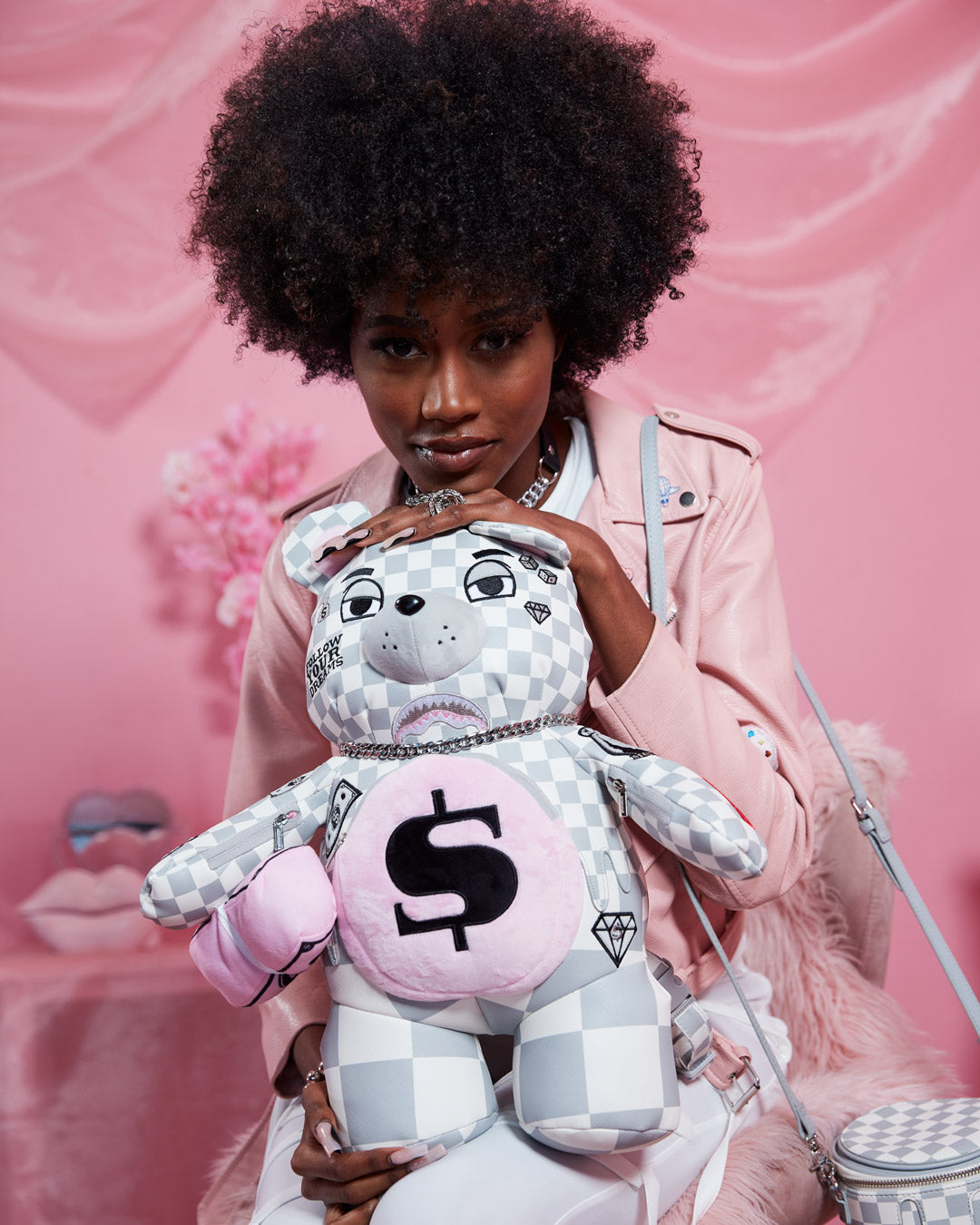 sprayground teddy bear backpack