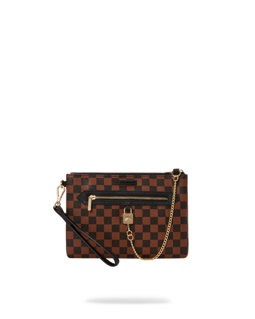 SPRAYGROUND® POUCHETTE HENNY LOCK SHARKS IN PARIS CROSSOVER CLUTCH