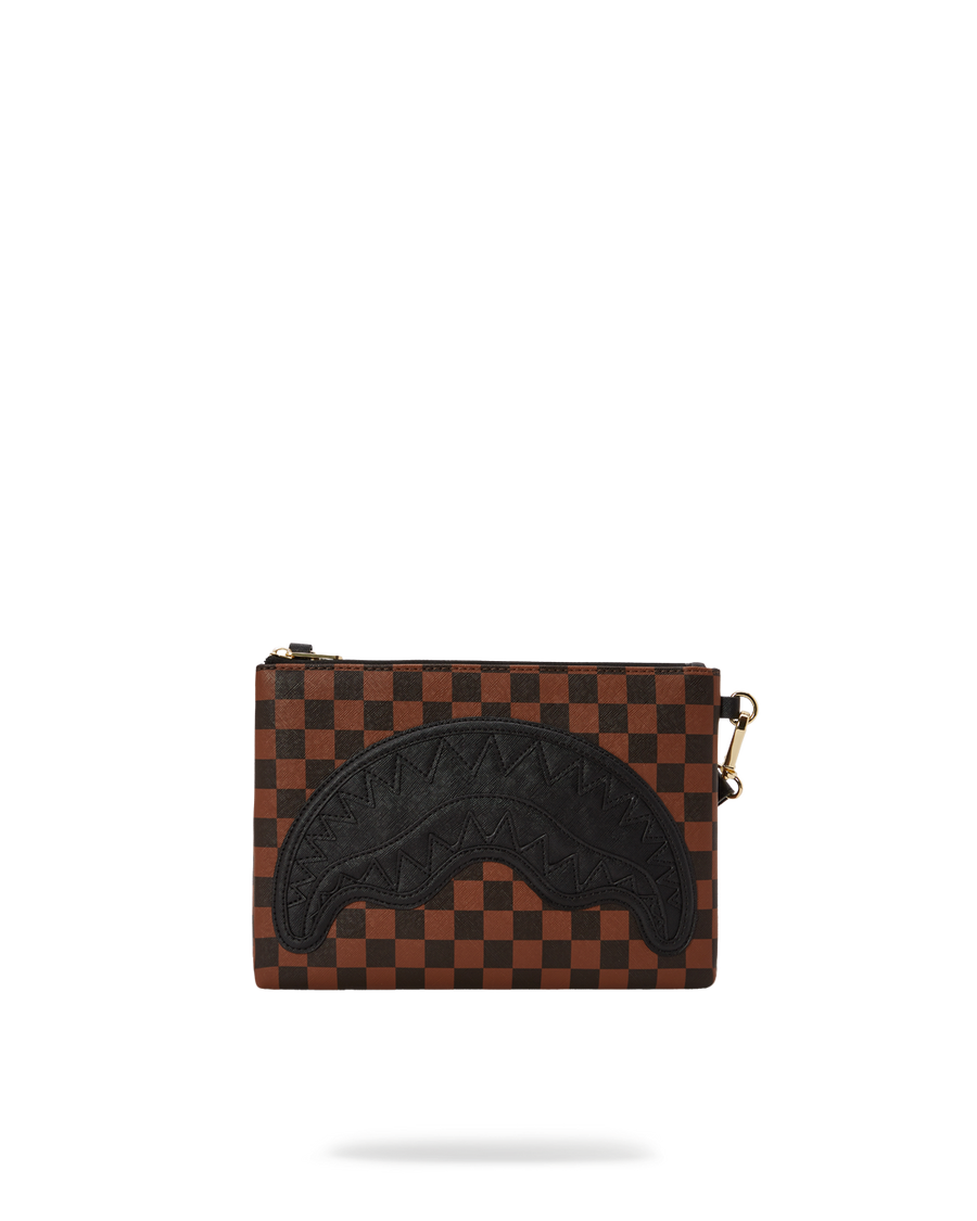 SPRAYGROUND® POUCHETTE HENNY LOCK SHARKS IN PARIS CROSSOVER CLUTCH