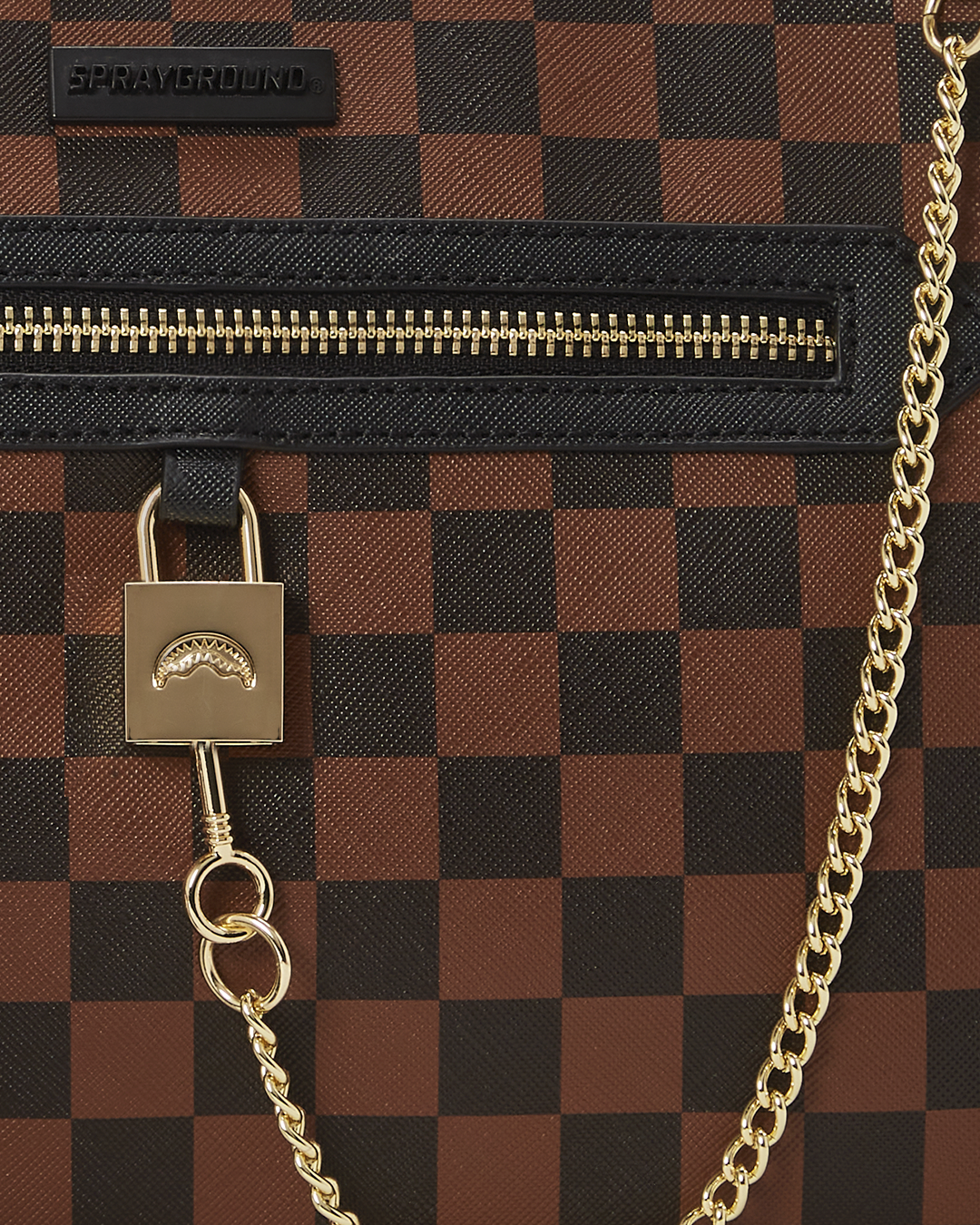 SPRAYGROUND® POUCHETTE HENNY LOCK SHARKS IN PARIS CROSSOVER CLUTCH