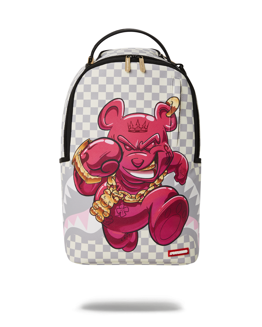 SPRAYGROUND® BACKPACK CHASE BANK: DIABLO BACK AT IT BACKPACK (ROSE) (DLXV)