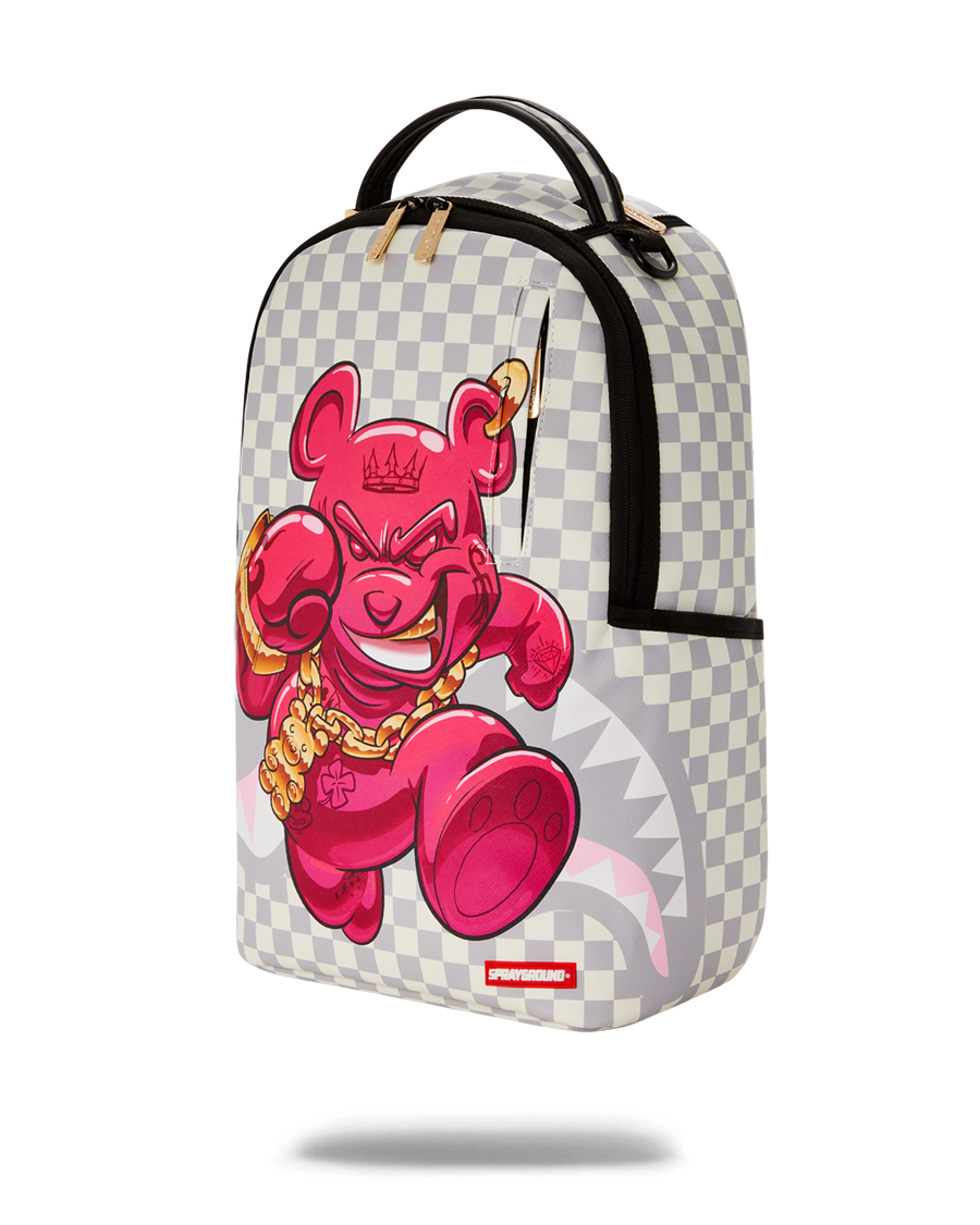 SPRAYGROUND® BACKPACK CHASE BANK: DIABLO BACK AT IT BACKPACK (ROSE) (DLXV)