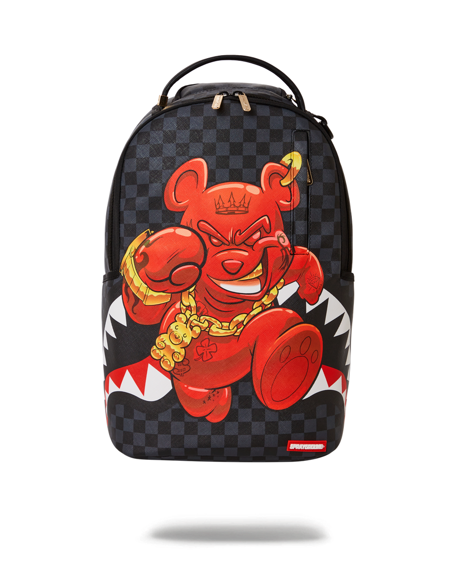 SPRAYGROUND® BACKPACK CHASE BANK: DIABLO BACK AT IT (GREY) (DLXV)