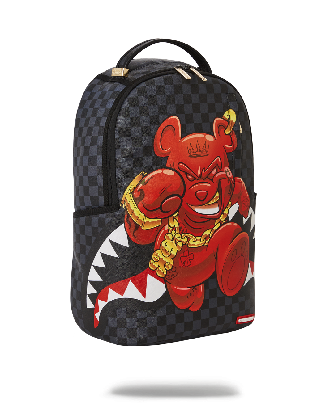 SPRAYGROUND® BACKPACK CHASE BANK: DIABLO BACK AT IT (GREY) (DLXV)